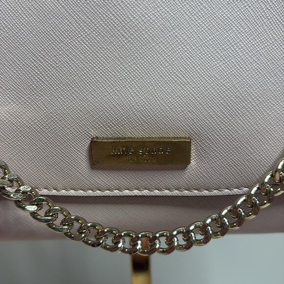 Kate spade light pink Lydia crossbody bag with gold chain - Picture 4 of 9